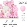 Pastel Pink Balloons Garland Baby Pink Balloon Arch Kit Birthday Party Baby Shower Gender Reveal Home Party Decoration Globos