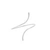 Fashion Alloy S-shaped Ankle Chain Curved Shape Geometric Twisted Anklets Adjustable Vintage Style Foot Jewelry Gift