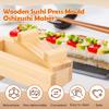 2025 Hot Sushi Press Mold Wooden Rectangular Nigiri Rice Box Sushi Rice Roll Maker Kitchen Gadget Home Restaurant Kichen Tool