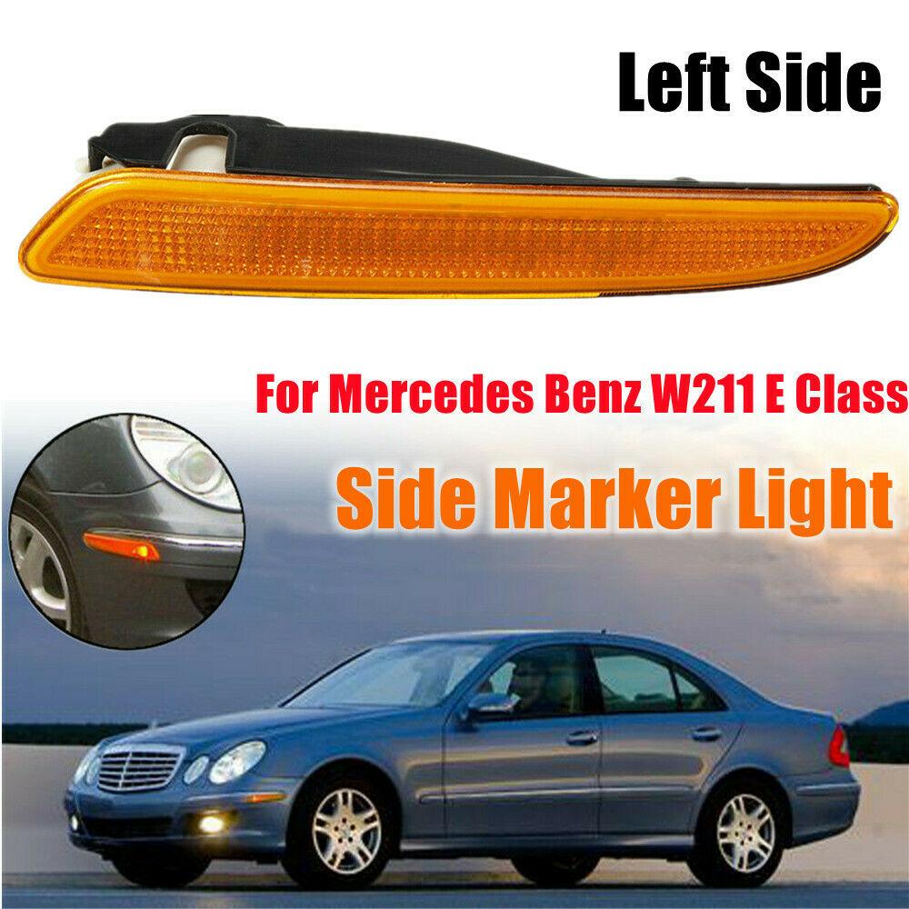 

Auto Car Parts Right Left Side Marker Bumper Turn Signal Light Lamp For Benz W211 E Class 2007 2008 2009 1Pcs Left Side