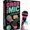 Grab The Mic Karaoke Game with Text Cards, 2-10 Players, Hilarious Board Game for Kids & Adults, Perfect for Parties & Birthdays