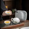Chaxun White Porcelain Travel Tea Set