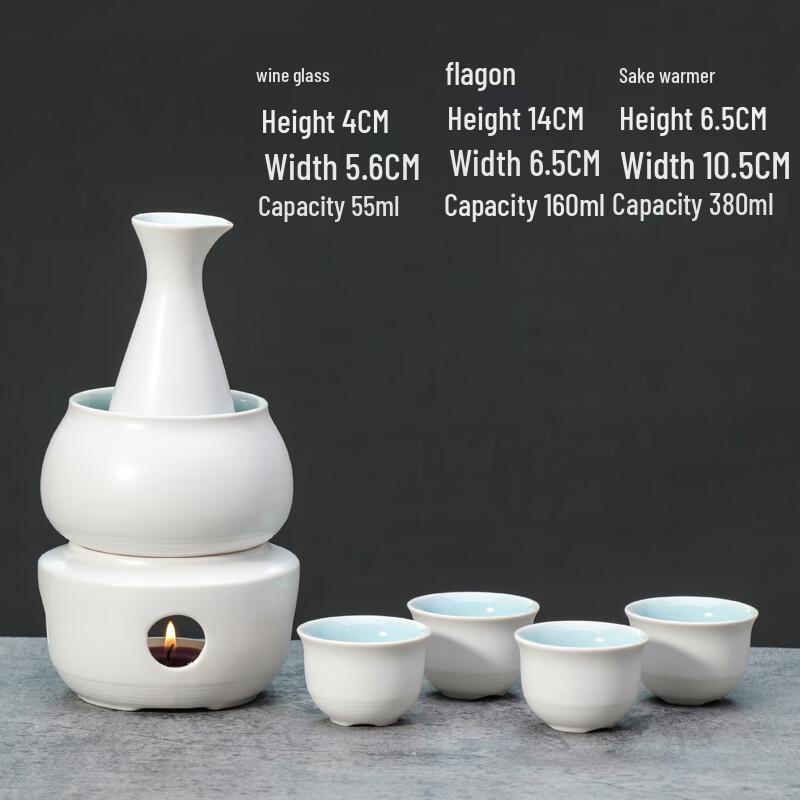 

Taozhi Ceramic Wine Warming Set