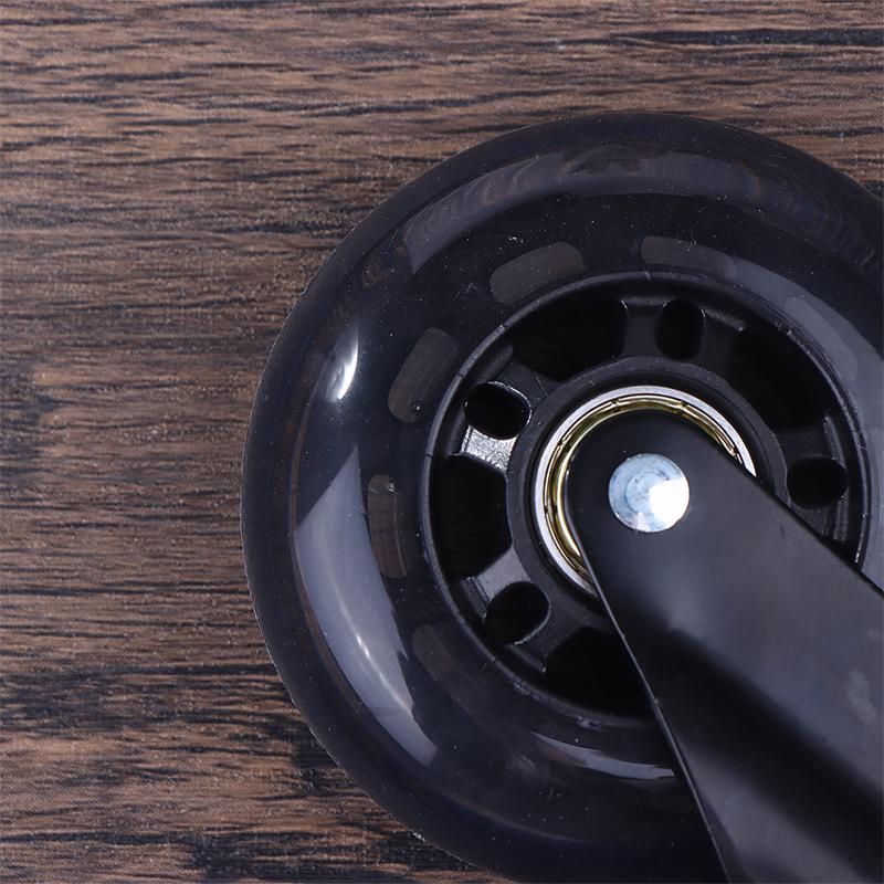 1Pcs Office Chair Caster Wheels Heavy Duty & Safe For All Floors Including Hardwood 3" Rubber Replacement For Desk Floor