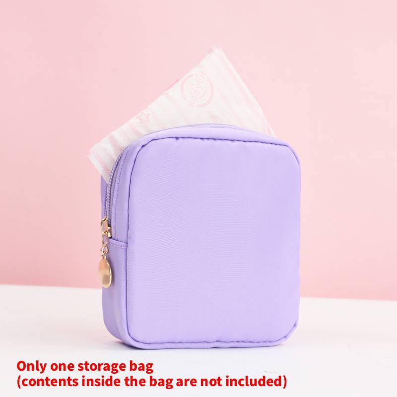 Modern Simplistic Tampon Storage Bag With Large Capacity For Travel And Bedroom Organization