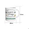 Mug - stc - le mug du super papy - porcelaine - compatible lave-vaisselle - cylindrique