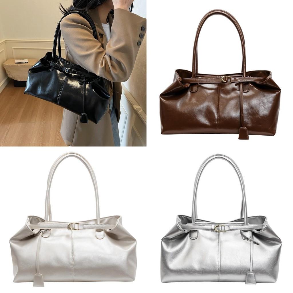 Borsa Morbida in PU per Donna con Chiusura Magnetica e Tasca Interna con Zip Perfetta per l'Uso Quotidiano