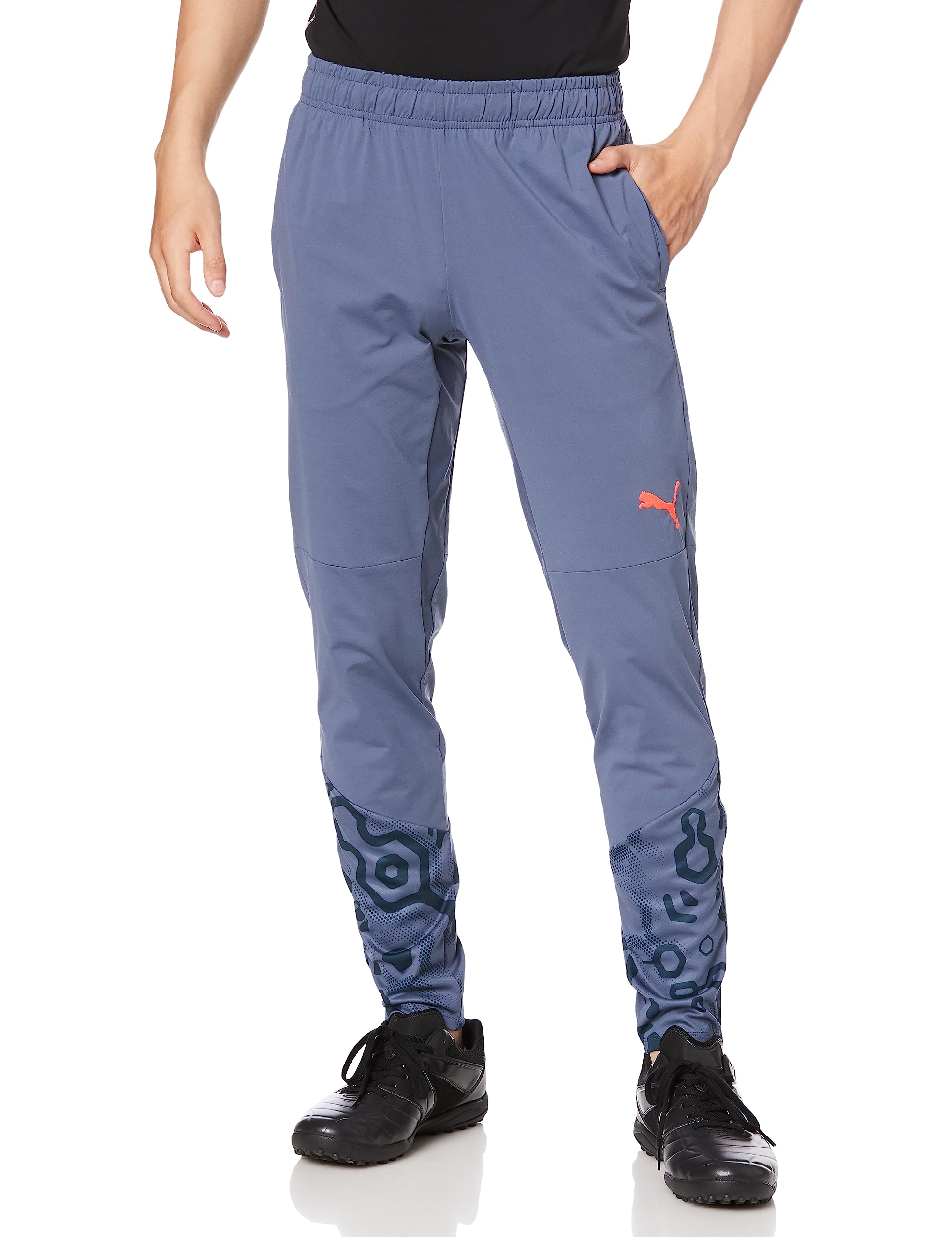 

Футбольные тренировочные впитывающие быстросохнущие брюки INDIVIDUAL TRAINING 658818 23 Color Puma White S [PUMA] мужские осень/зима (53)