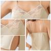 Yaoting European and American new sexy pajamas women's summer satin chiffon suspender pajamas thin lace pajamas SQ1011