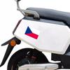 3Pcs Czech Flag Sticker Car DIY Vinyl Decals Czekh Republic Motorcycle Accessories For Skoda Comic Octavia Kroc Kodiaq Superb