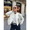 Western Style Stand Collar Large Pocket Neutral Style Slim Fit Slimming Female Jacket Short Coat Women's Jacket