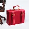 Dollhouse Miniature Suitcase Wood Briefcase DIY Handbag Ornament 1/6 1/12 Scale Dolls Accessories Photo Props Micro Landscape Decor