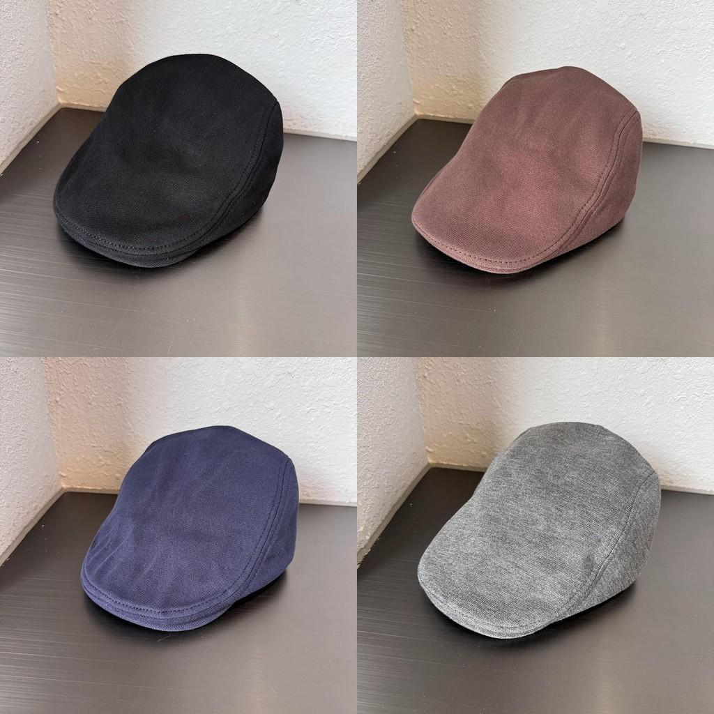 Retro Solid Color Urban Baseball Cap Short Brim Breathable Cotton Wear Casual