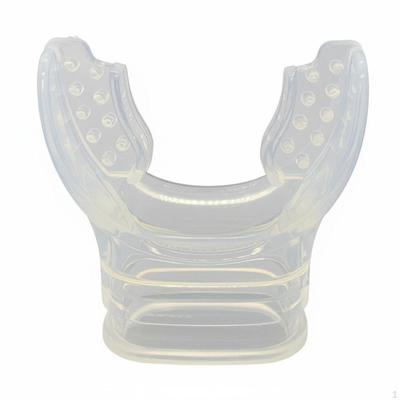 Silicone Breathing Tube Mouthpiece, Food Grade, Full Dry Accessory, Adult Diving Gear
