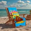 Custom Name Ultra-Soft Beach Towel with Hey Duggee Theme,Ideal for Pool - Camping, Diving - Perfect Travel Essential, Vibrant Beach Towel.