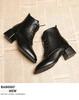 Women's 2025 French Fashion Ankle Boots: High-Heeled Martin Boots for Spring & Autumn.