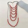 Bohemian Personality Retro Style, Multi-layer Beading, Stacked with Long Necklaces, Temperament and Versatile Women's Style