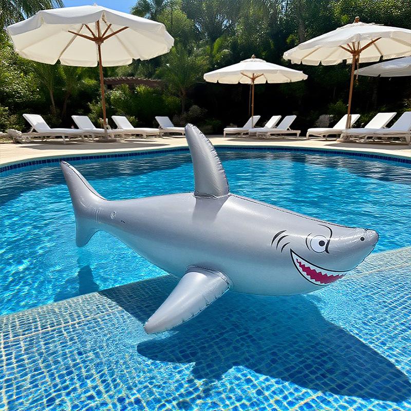 Inflatable Shark Pool Toy for Birthday & Pool Party Fun