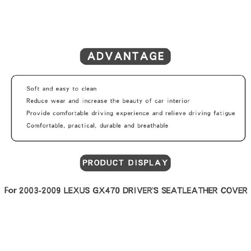 Passar för Lexus GX4702003-2009 Förarsätesskydd, botten, beige