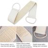 3 Styles Bath Sponge Natural Exfoliating Loofah Sponge Scrubber Body Backwash Belt Back Exfoliator Strap Bath Accessories