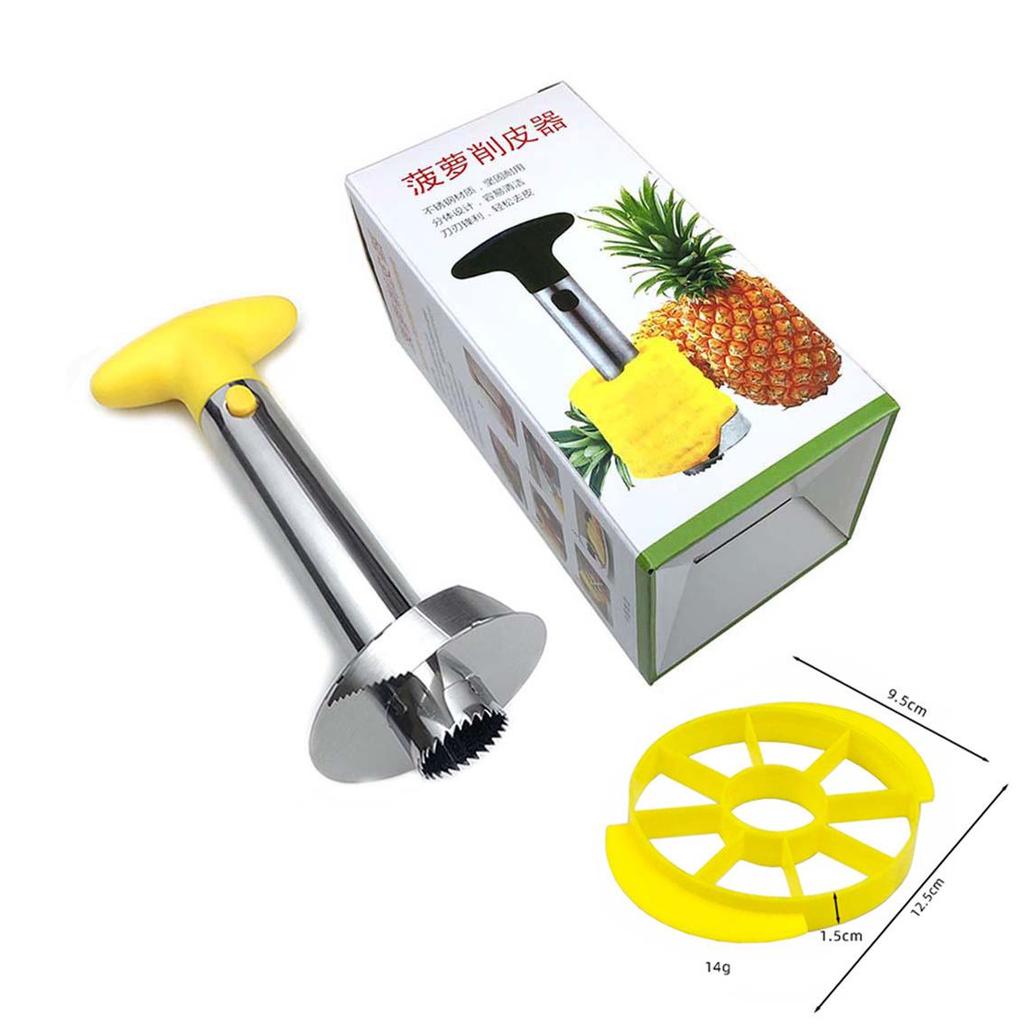 Pineapple Corer, Peeler, Slicer & Fruit Core Separator