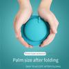 Manual press type inflatable U-shaped pillow for leisure travel, folding and portable
