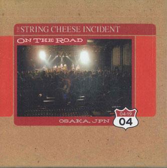 

CD STRING CHEESE INCIDENT - On The Road 041904 SCI FIDELITY Japan Rock Used