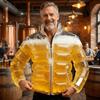 Wearable Beer-Filled Jacket Leak-proof Refillable Beverage Jacket Beer Drinking Jacket  Parties
