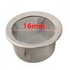 Metallskärmar av stålmaska Tjocka och flexibla 16x12x8mm