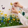 Self-Adhesive Wall Stickers Green Grass Wall Corner Stickers Flowers Butterflies Baseboard Skirting Line