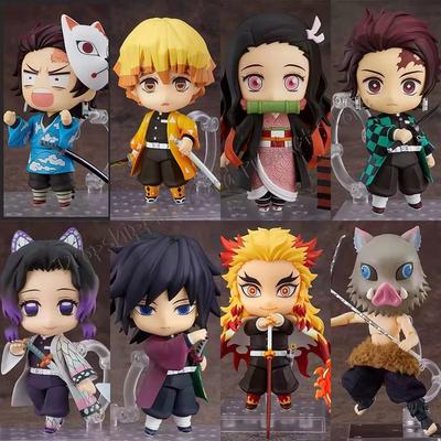 Anime Heißeste Serie Tanjirou 1193 Nezuko 1334 Zenitsu 1361 Inosuke 1541 Kyoujurou Figuren Puppen Set Sammlung Geschenk