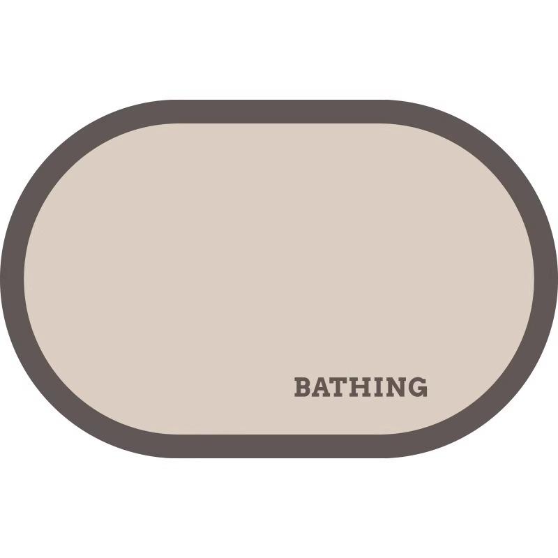 Simple Diatom Mud Mat Absorbent Dirty Quick Drying Can Be Cut Foot Mat Household Bathroom Door Bathroom Mat