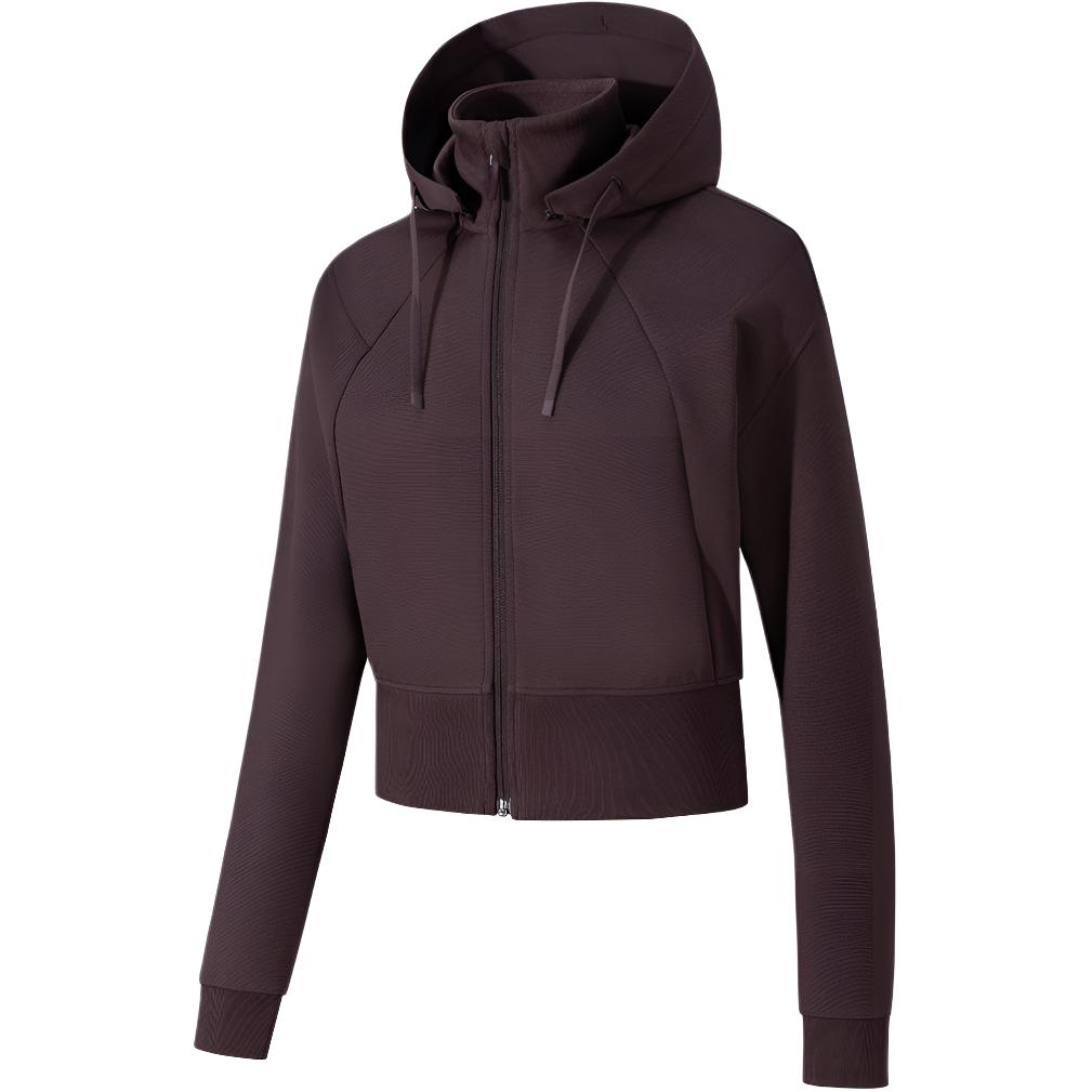 Anta Champion Outdoor Travel Series Hooded Zipper Loose Sweatshirt Women tops 162610708-2 S