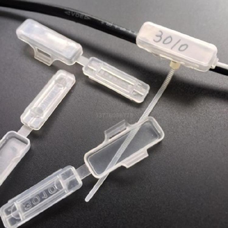 200Pcs Water Resistant Cable Marker Box Tear Proof Plastic Materials Portable for Home Theaters Networks Panel Wiring