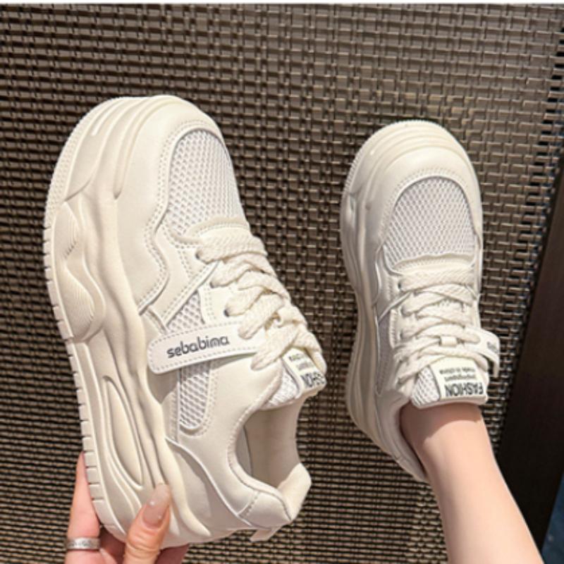 Мода 2024 Горячие продажи Женская спортивная обувь Толстая подошва Повседневная и удобная — фото 5