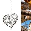 Elegant Metal Heart Bird House For Outside Placement Bird Nesting Heart Outdoor Yard Art