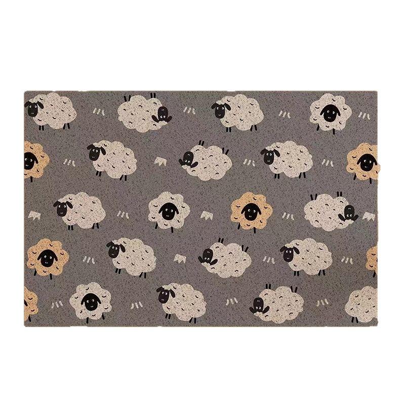 Luxury Coir Horse Door Mat: Elegant Non-Slip Entryway Rug