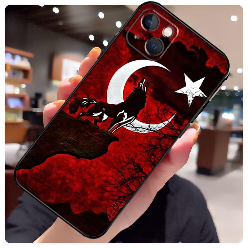 Turkey Turkish Flag Case For iPhone 17 Pro Max 15 14 13 11 12 16 Pro Max mini 15 16 Plus 16e 17 Air Phone Cover