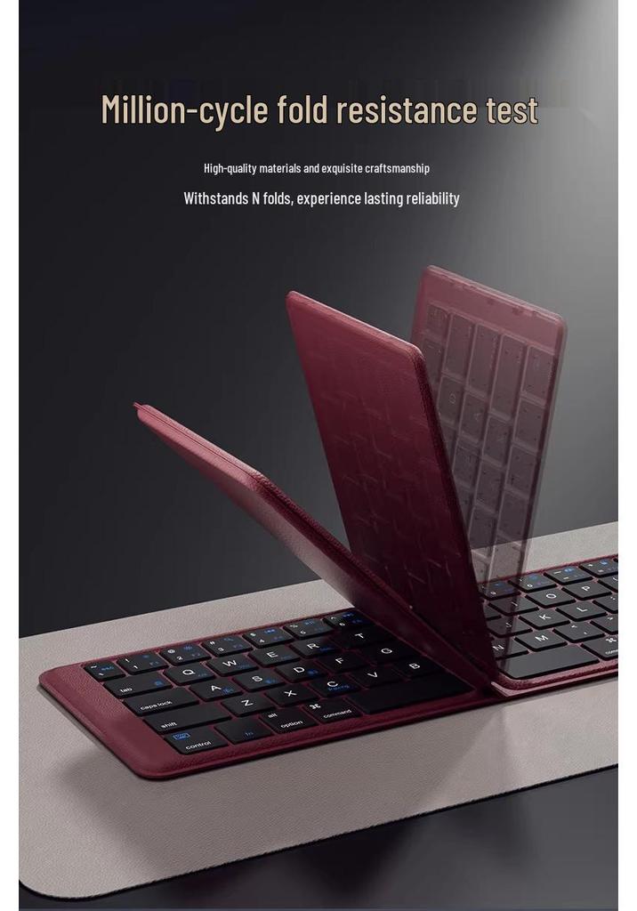 Portable Foldable Bluetooth Keyboard & Touchpad Set for Laptops, iPads, Tablets, Phones with Wireless Mouse