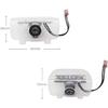 2 Pcs Car LED Projector Door Shadow Light Welcome Laser Emblem Logo Lamps Kit Puddle Lights Courtesy Step Ground Lamp HD Replacement for (Odyssey