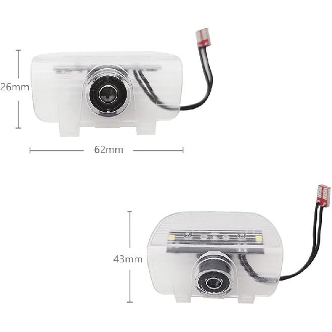 2 Pcs Car LED Projector Door Shadow Light Welcome Laser Emblem Logo Lamps Kit Puddle Lights Courtesy Step Ground Lamp HD Replacement for (Odyssey
