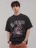 BAKKEN Blossom Short Sleeve T-Shirt Bk3996_Charcoal