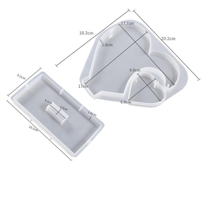 

Кристаллическая капельная клейкая подставка для рабочего стола, украшение для рождественской елки, фоторамка с любовью, подвесная этикетка, силиконовая форма, подходит для поделок Love style белый