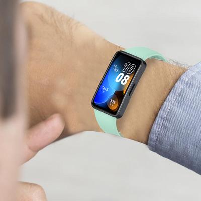 Vodotěsný a potuodolný pásek Snadno vyměnitelný řemínek k hodinkám Pásek ze silikonu s dlouhou životností Jednoduchá instalace pro huawei band8/9
