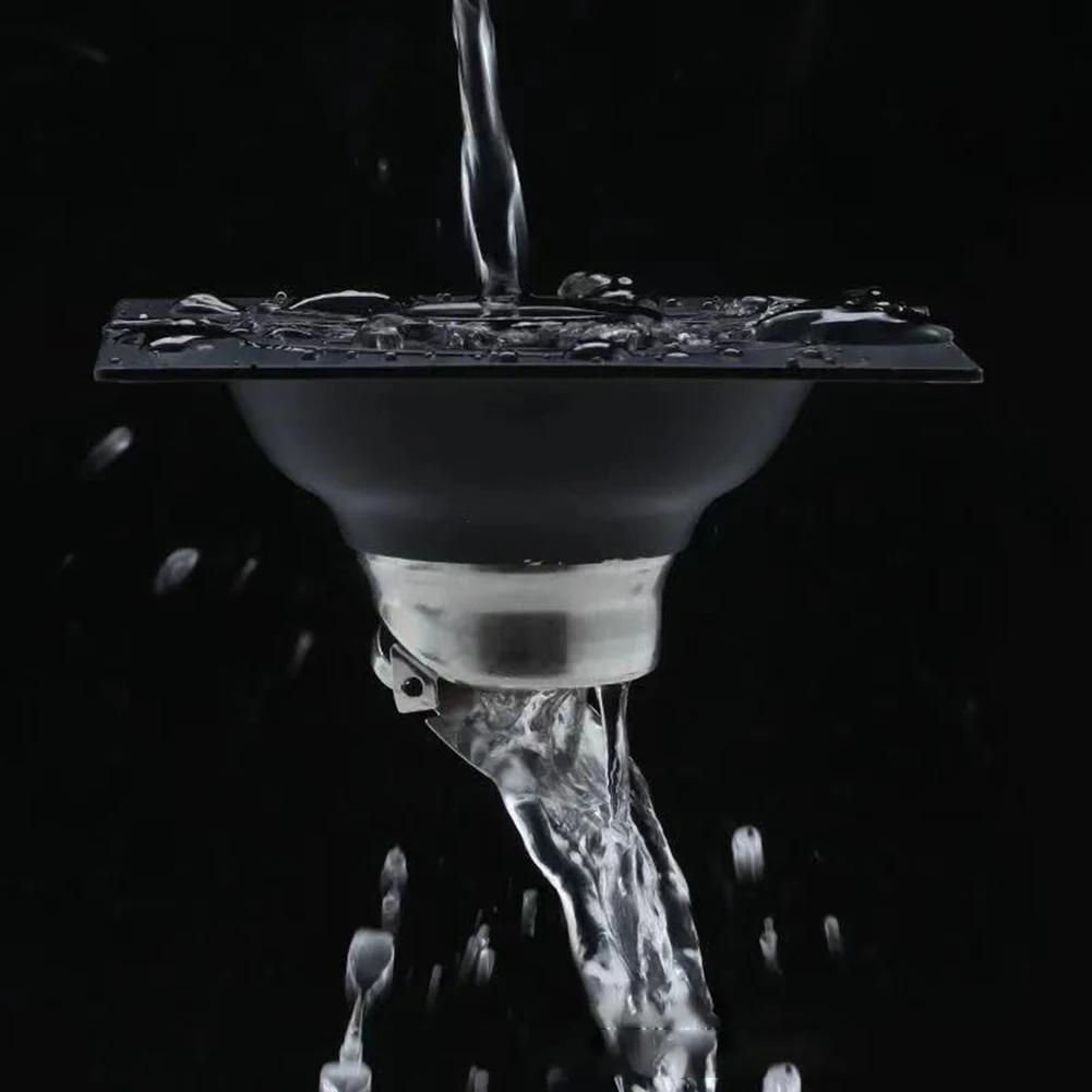 Shower Floor Drain Backflow Preventer For Bathrooms Kitchens Stainless Steel Odor-Control Self-sealing Watercloset Drain Value