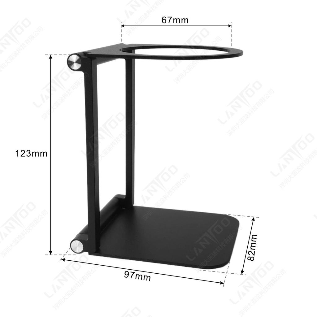 Faltbarer Kaffeemaschinenständer aus Aluminiumlegierung - Tragbar, leicht, Metallregal für mehrere Modelle zur Verwendung im Freien.