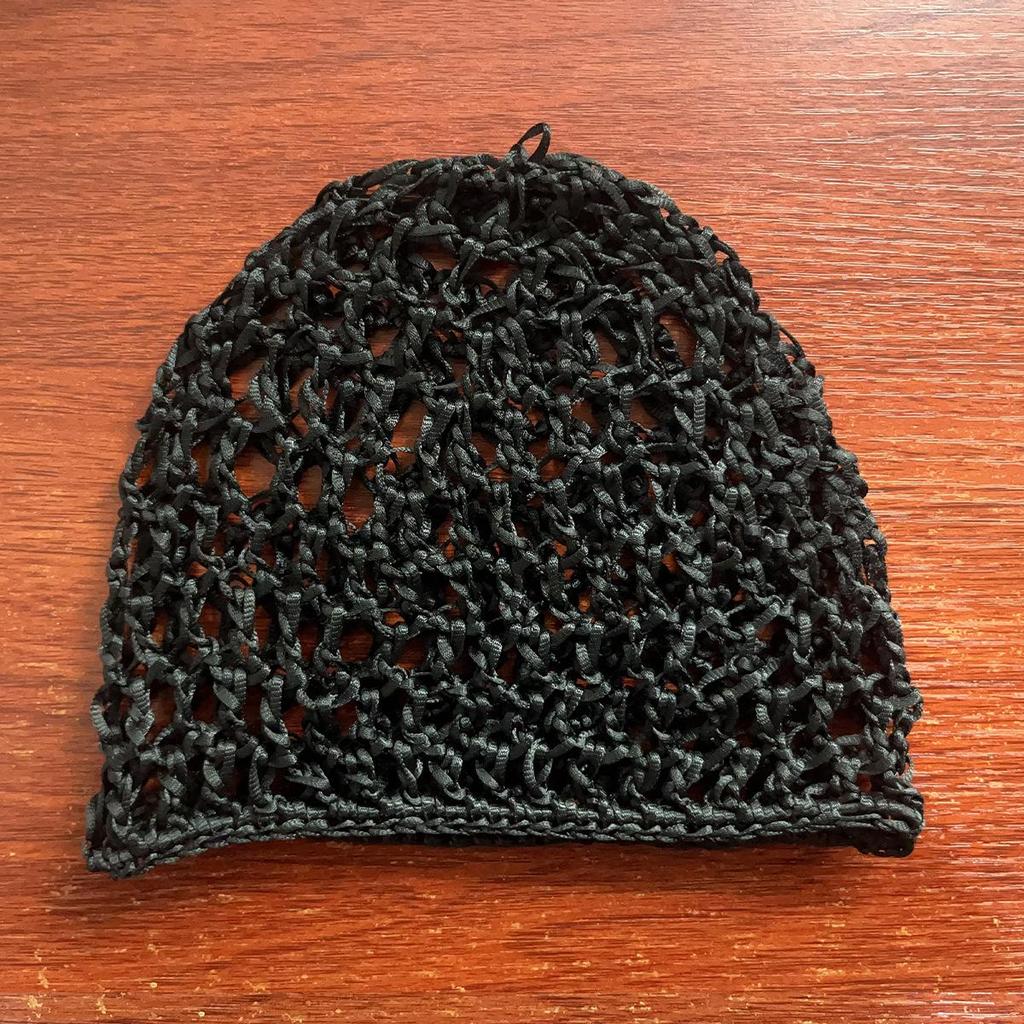 Handmade Crochet Sleep Cap: Solid Color Women's Wig and Hair Protection Net