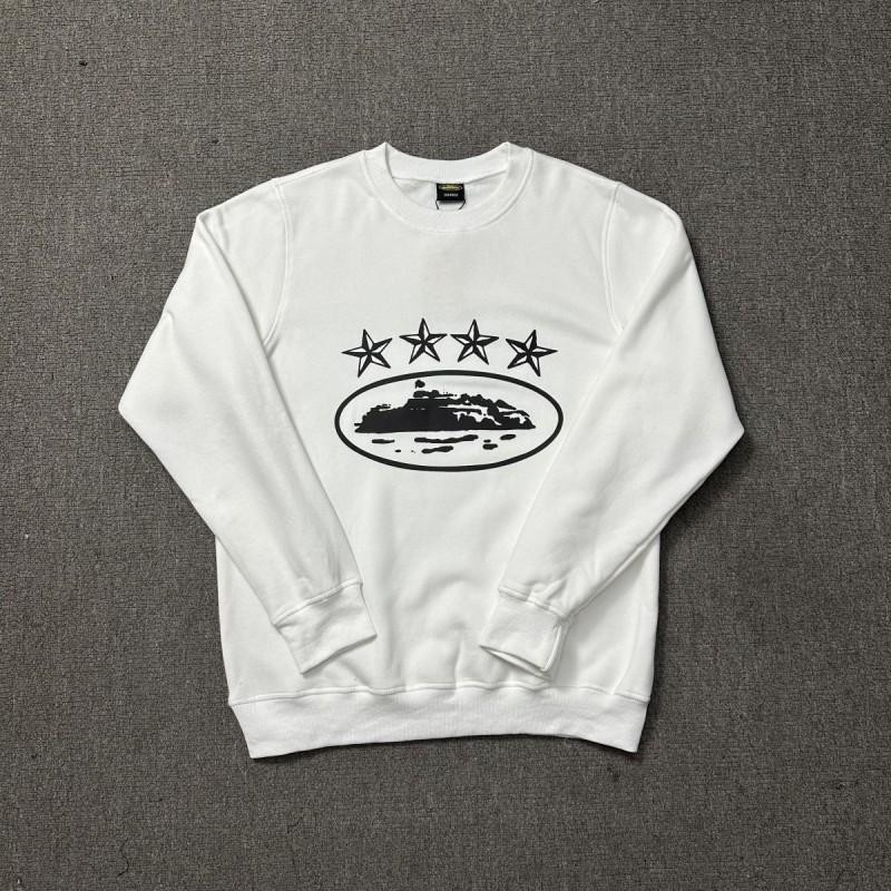 26 American Streetwear Graphic Print Crewneck Sweatshirt Loose Fit Teens