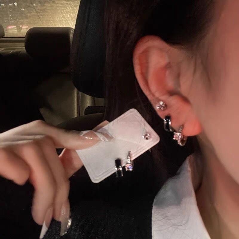 6-Piece Set, Niche Design Sense, High Sense, Personalized Earrings, Versatile Earrings, Annual Tide Ears