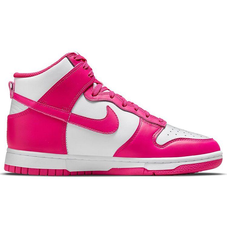 Nike Dunk High Ροζ Prime Γυναικεία Sneakers Λευκά DD1869-110